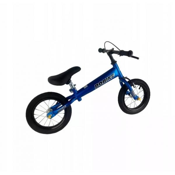 Balansinis dviratukas Bobike su stabdžiais ir pripučiamais ratais mėlynas